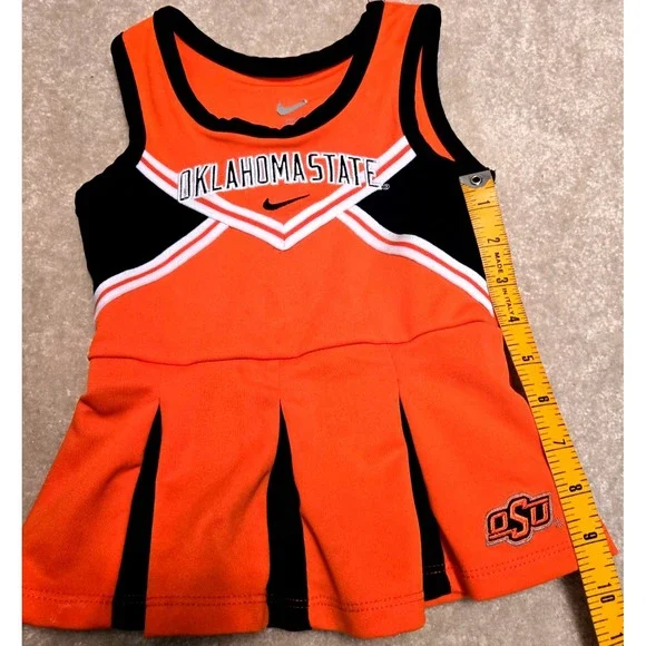 OSU Cheerleaders Outfit‎ Girls Toddler 18M Orange/Black/White - Picture 8 of 12